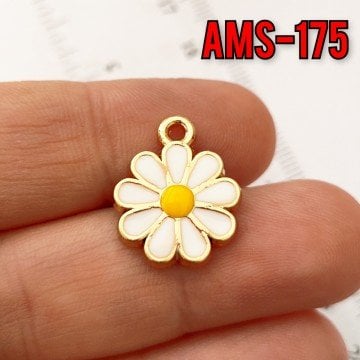AMS-175 Altın Kaplama Mineli Papatya Sallantı 16 mm