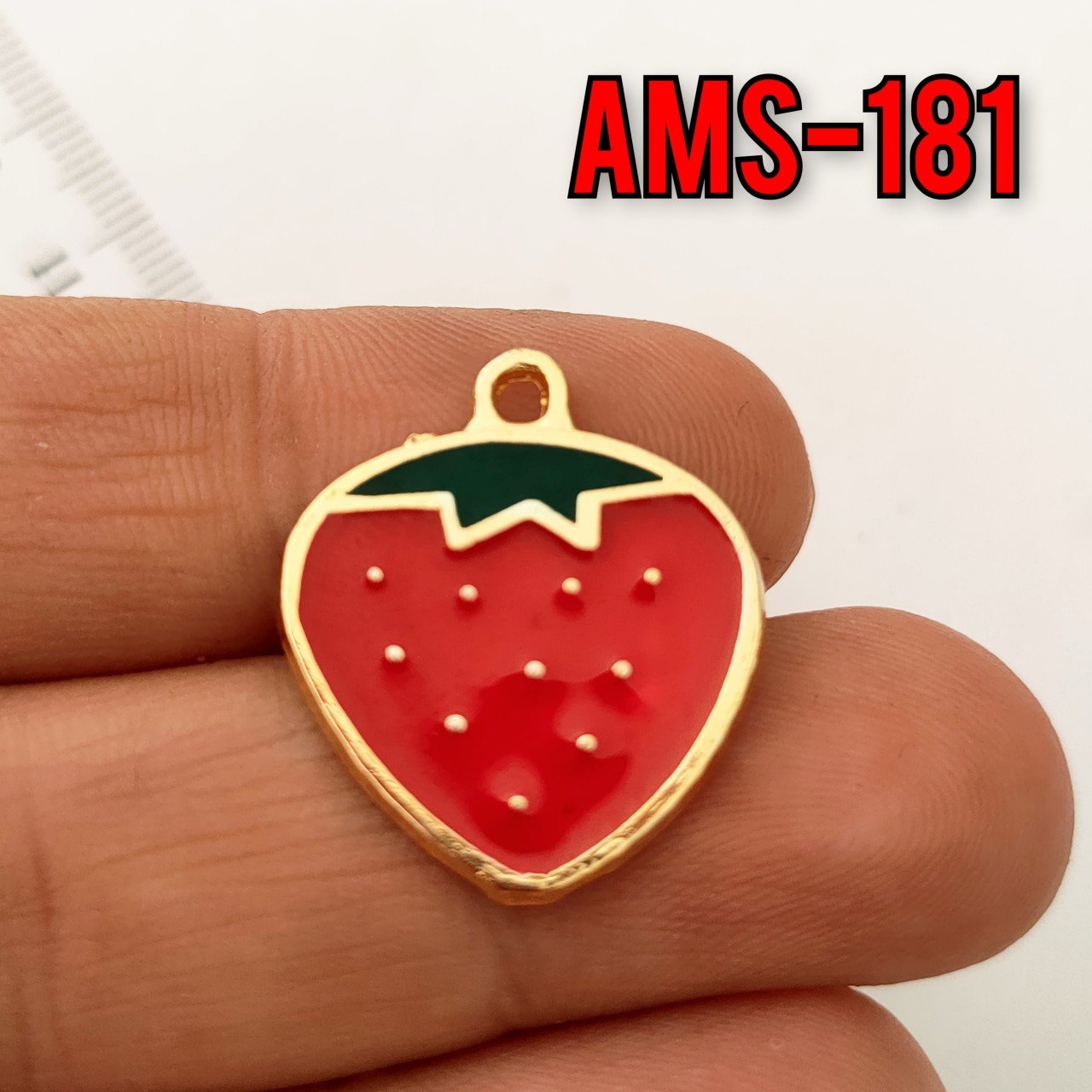 AMS-181 Altın Kaplama Mineli Çilek Sallantı