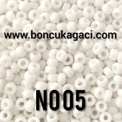 Miyuki Kum Boncuk , Miyuki Round Boncuk 8/0 No: 05 Opak Beyaz 10 gr