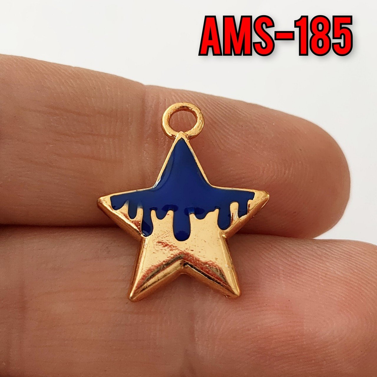 AMS-185 Altın Kaplama Mineli Yıldız Sallantı