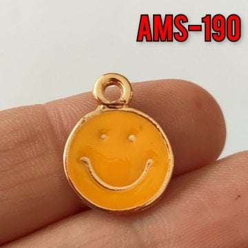 AMS-190 Altın Kaplama Mineli Smile Sallantı Sarı